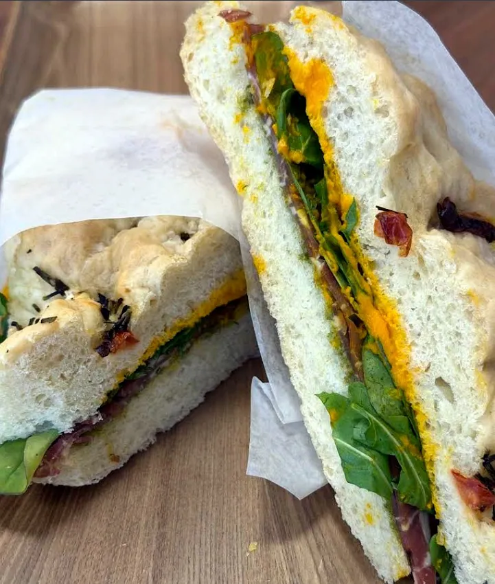 Raizal's handmade sandwich