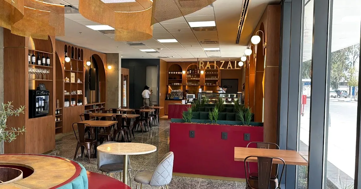 A wide view of Raizal's dining room